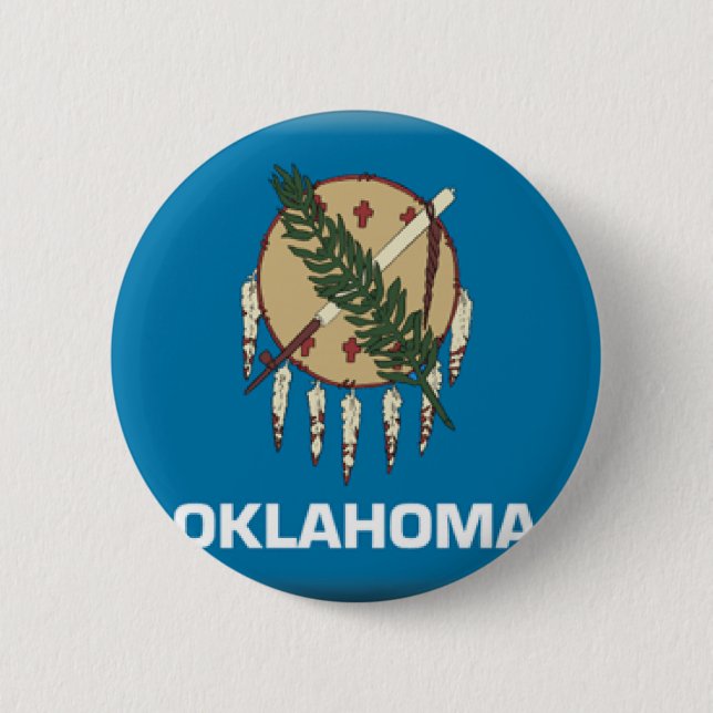 Bóton Redondo 5.08cm Oklahoma (Frente)