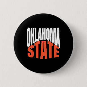 Bóton Redondo 5.08cm Oklahoma State