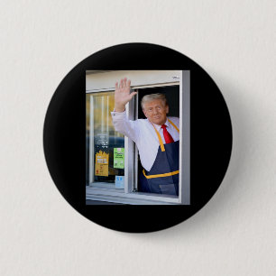 Bóton Redondo 5.08cm Olá, Arranje Seu Burger Donald Trump Cozinheiros.