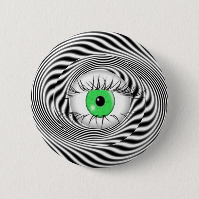 BÓTON REDONDO 5.08CM OLHOS HIPNÓTICOS - HIPNOTISTA (Frente)