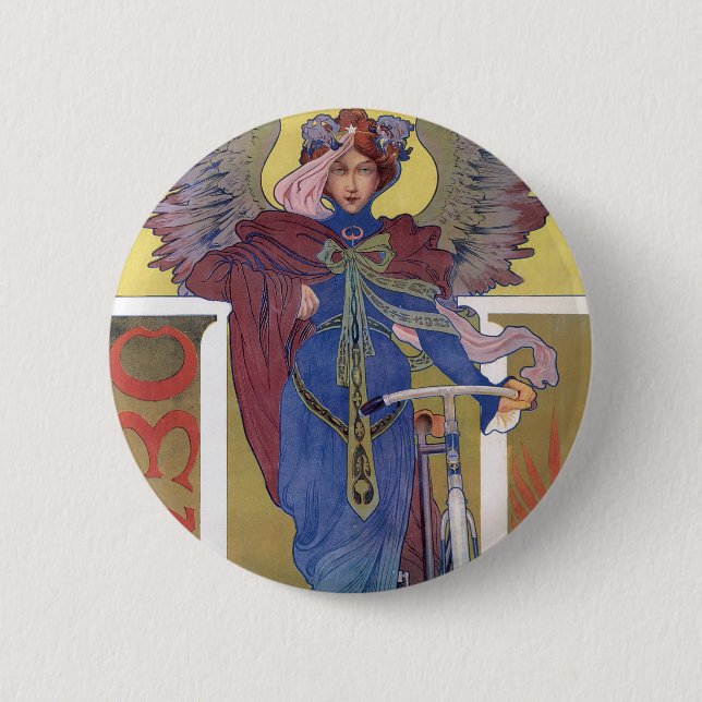 Bóton Redondo 5.08cm Ômega Bicicletas (Frente)