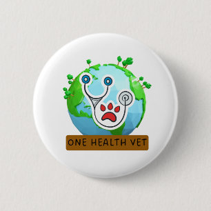 Bóton Redondo 5.08cm One Health Vet – Vet Global Health Animal Design