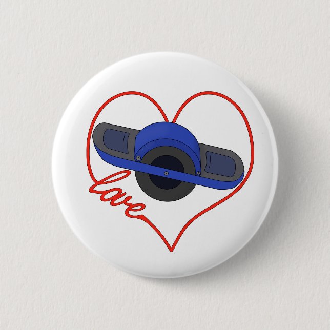 Bóton Redondo 5.08cm One Love One Wheel (Frente)