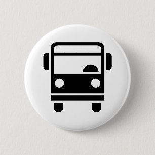 Bóton Redondo 5.08cm Ônibus