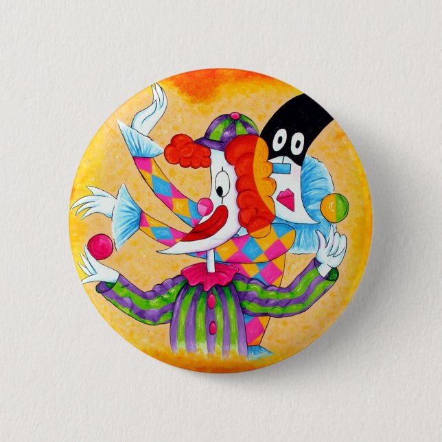 Bóton Redondo 5.08cm Ontem e hoje (Frente)