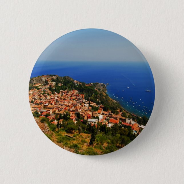 Bóton Redondo 5.08cm Opinião 2 de Taormina (Frente)