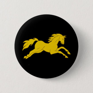 Bóton Redondo 5.08cm Ordem do Botão do Cavalo de Ouro