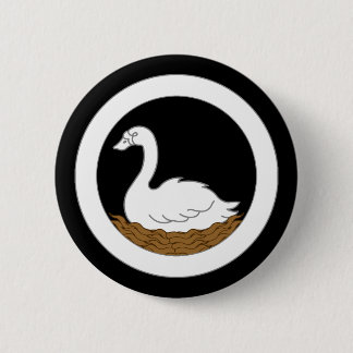 Bóton Redondo 5.08cm Ordem do Botão do Ninho dos Cisnes