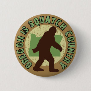 Bóton Redondo 5.08cm Oregon é país de Squatch