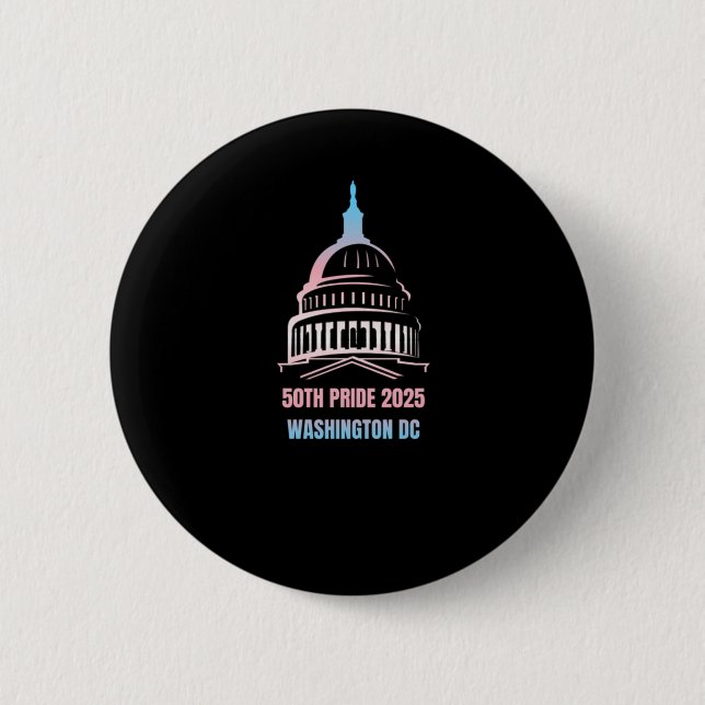 Bóton Redondo 5.08cm Orgulho Dc de Washington 2025 (Frente)
