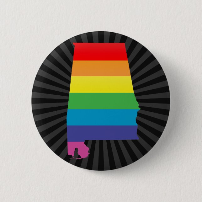 Bóton Redondo 5.08cm orgulho de alabama. (Frente)