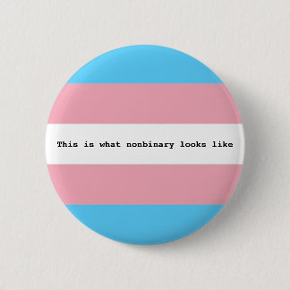 Bóton Redondo 5.08cm Orgulho de Nonbinary