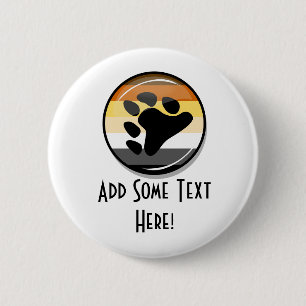 Bóton Redondo 5.08cm Orgulho de Urso