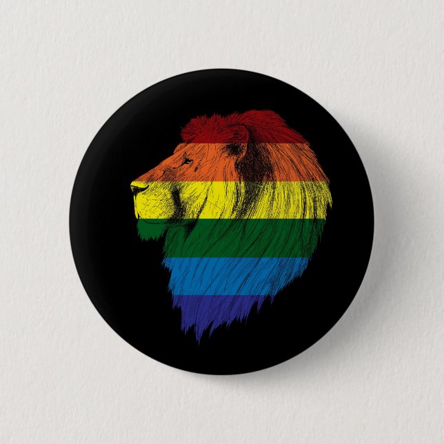 Bóton Redondo 5.08cm Orgulho do leão (Frente)