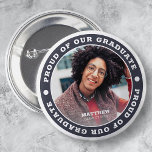 Bóton Redondo 5.08cm Orgulho do nosso Formando 20XX | Graduação<br><div class="desc">Este design simples e clássico é composto por tipografia serif e adiciona uma foto personalizada.</div>