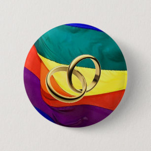Bóton Redondo 5.08cm Orgulho e casamento