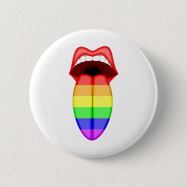 Bóton Redondo 5.08cm Orgulho gay (Frente)