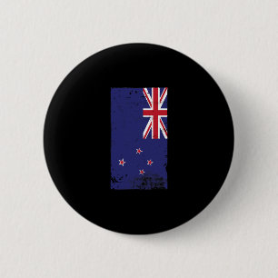 Bóton Redondo 5.08cm Orgulho Kiwi Viagem Férias Bandeira Nova Zelândia