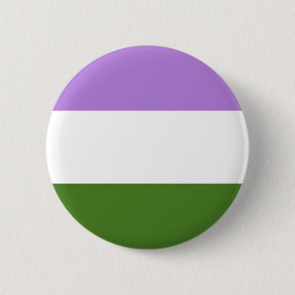 Bóton Redondo 5.08cm Orgulho LGBT do Sinalizador do Orgulho do Genderqu