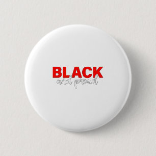 Bóton Redondo 5.08cm Orgulhosamente Preto História Negra Afro-Americana