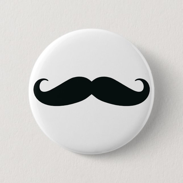 Bóton Redondo 5.08cm Orgulhoso de meu Stache….Bigode (Frente)