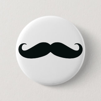 Bóton Redondo 5.08cm Orgulhoso de meu Stache….Bigode