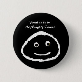 Bóton Redondo 5.08cm Orgulhoso estar no canto impertinente - botão