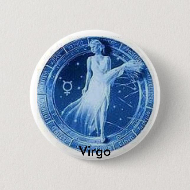 Bóton Redondo 5.08cm Orgulhoso ser Virgo! (Frente)