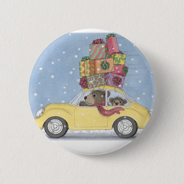 Bóton Redondo 5.08cm Os botões de Gruffies® - de Pinback (Frente)