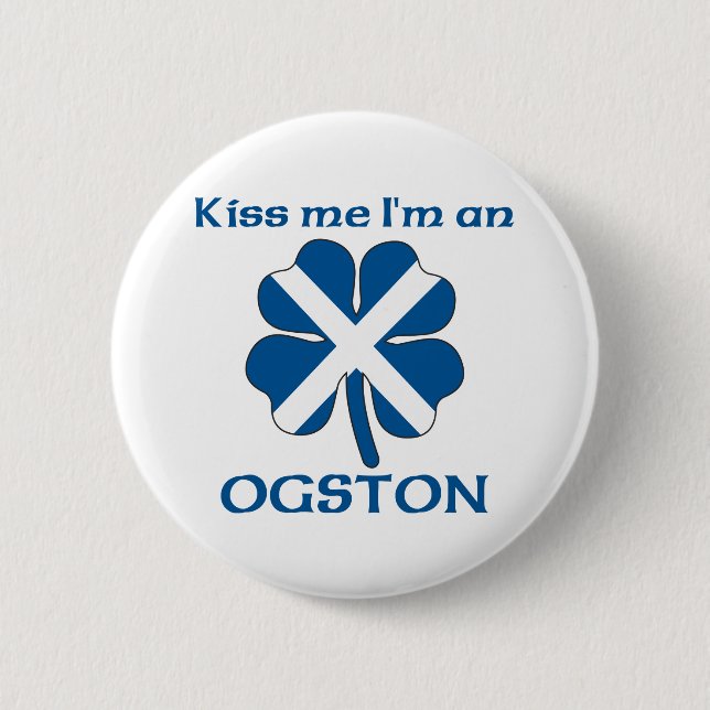 Bóton Redondo 5.08cm Os Scottish personalizados beijam-me que eu sou (Frente)