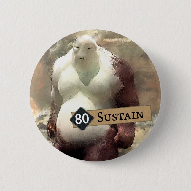 Bóton Redondo 5.08cm Oshooga (Frente)