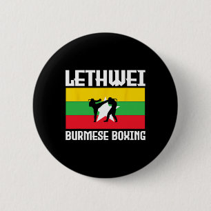 Bóton Redondo 5.08cm Ótimo Conjunto de Boxe Birmanês Lethwei Chute Mma 
