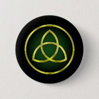 ouro e triquetra verde