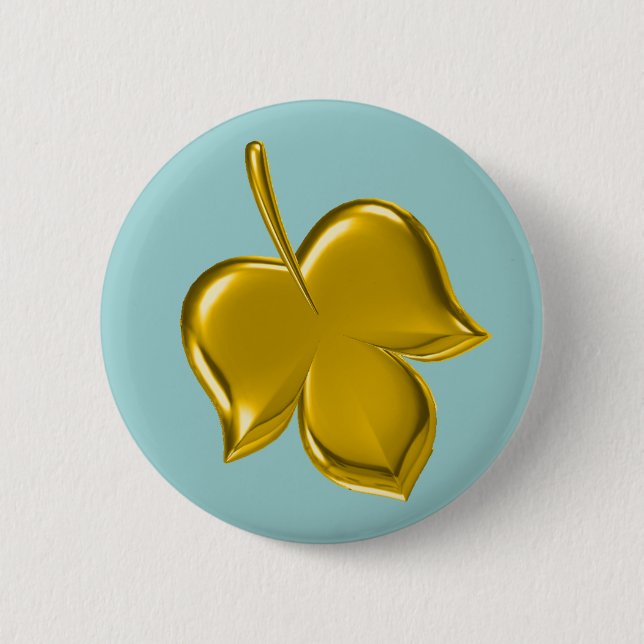 BÓTON REDONDO 5.08CM OURO LEAF (Frente)