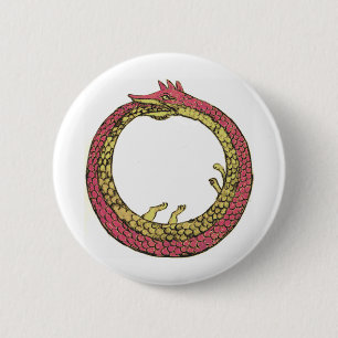 Bóton Redondo 5.08cm Ouroboros