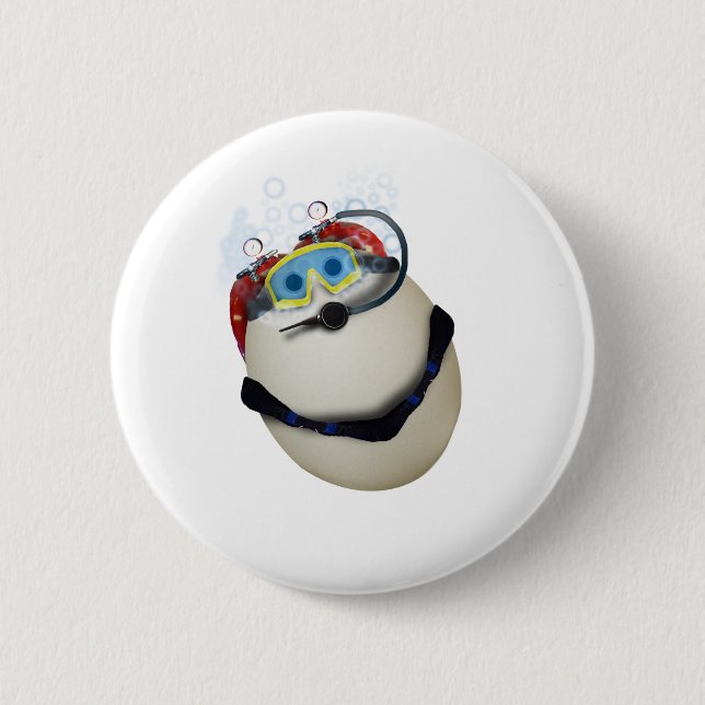 Bóton Redondo 5.08cm Ovo SCUBA - Venture (Frente)