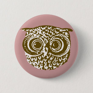 Bóton Redondo 5.08cm owl