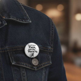 Bóton Redondo 5.08cm Pace Race Wisdom Button: Win Life's Game