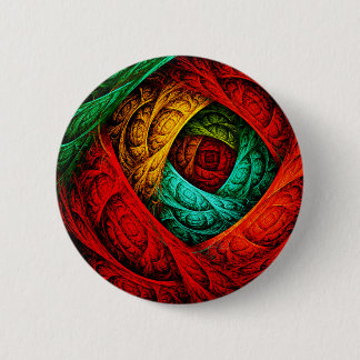 Bóton Redondo 5.08cm Padrão Colorido de Arte Moderna Abstrato artística