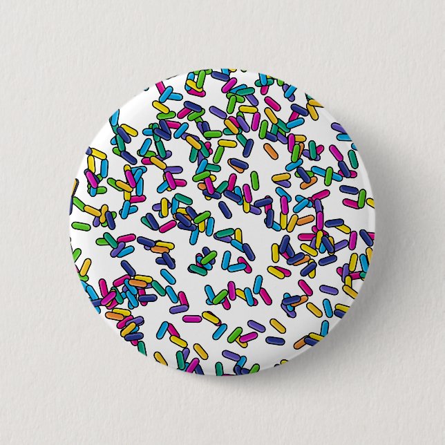 Bóton Redondo 5.08cm Padrão de borrifadas espalhadas (Frente)