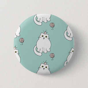 Bóton Redondo 5.08cm Padrão de Cat