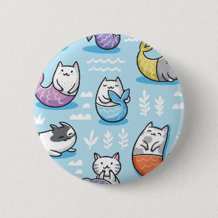 Bóton Redondo 5.08cm Padrão de Cat