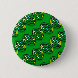 Bóton Redondo 5.08cm Padrão de DNA Ciência Médica