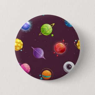 Bóton Redondo 5.08cm Padrão de espaço