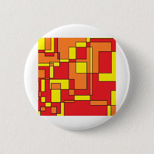 Bóton Redondo 5.08cm Padrão do bloco abstrato