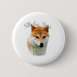 Bóton Redondo 5.08cm Pai 2 da Shiba Inu