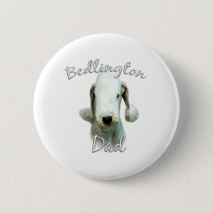 Bóton Redondo 5.08cm Pai 2 de Terrier Bedlington