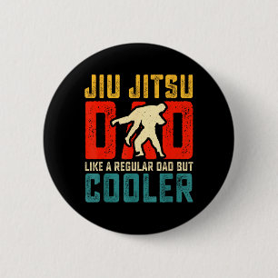 Bóton Redondo 5.08cm Pai de Jiu Jitsu Como um Pai Normal Mas Mais Legal