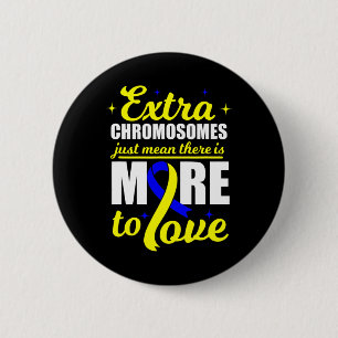 Bóton Redondo 5.08cm Pai Love World Down Syndrome Day Mulheres Crianças
