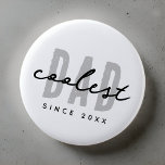 Bóton Redondo 5.08cm Pai Mais Legal Desde 20XX O Pré-Disquete Simples M<br><div class="desc">Esta design simples e moderna é composta por tipografia sã-serif.</div>